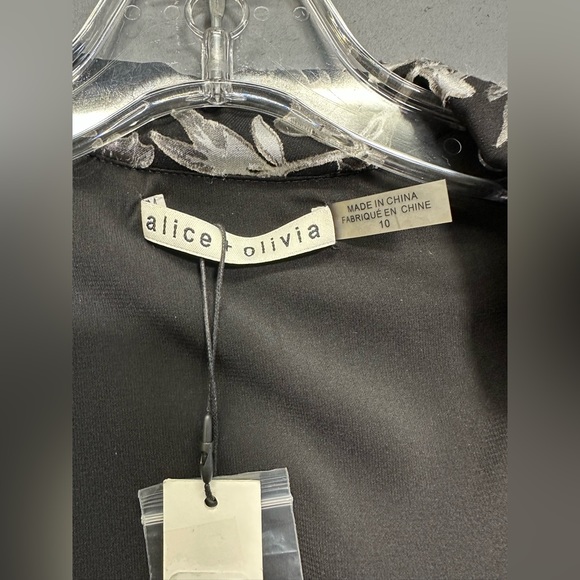 Brand new black and white alice + olivia dress with tags (size 10) - Picture 5 of 5